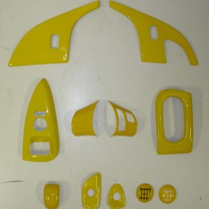 C6 Corvette 05-13, Painted Power Lock Bezel (Overlay)