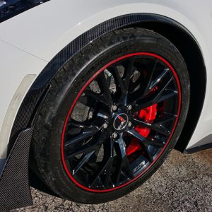 C7 Z06 15-UP, Replica Stage 3 Front Splitter Wiinglets Only, 2 pcs/set, Matte Black (Carbon Flash, High Gloss Carbon or Matte Finish Carbon)